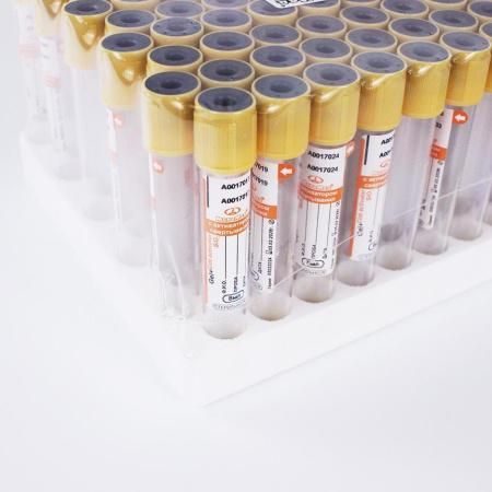 Пробирки вакуумные c активатором свертывания и гелем, 8 мл, 16х100 мм, для исследования сыворотки