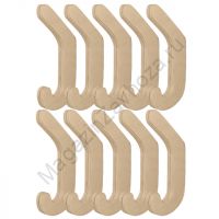 Крючок фанера большой ЛАК