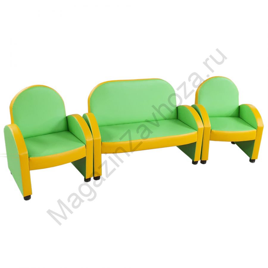 НАБОР "ЭКОНОМ" ДИВАН 154 САЛАТОВЫЙ 16