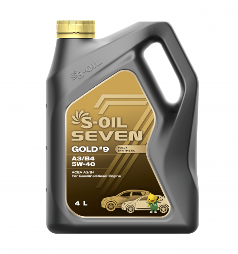 S-OIL 7 GOLD #9 A3/B4 5W-40, 4л