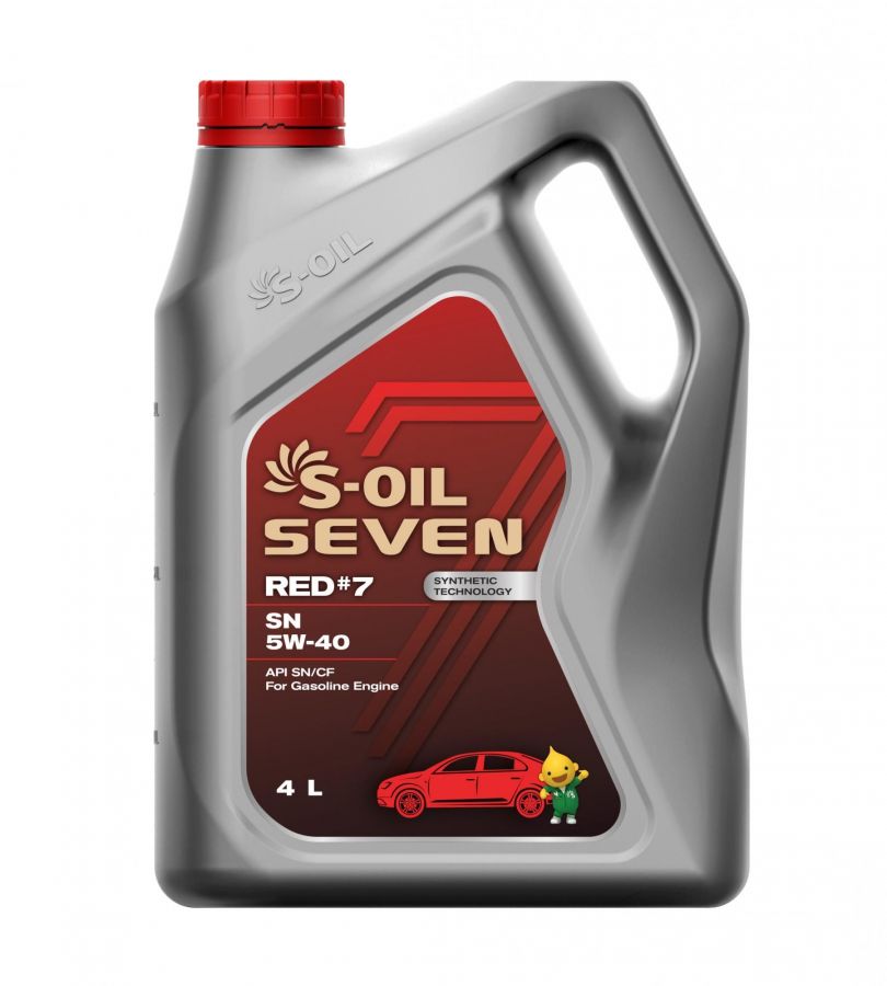 S-OIL 7 RED #7 SN 5W-40, 4л