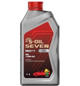 S-OIL 7 RED #7 SN 10W-40, 1л