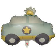 Шар фигура (22''/56см) "Машина голубая "