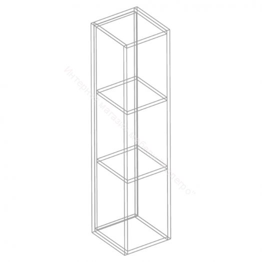 Стеллаж малый "Сандра" Белый лофт