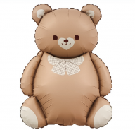 Шар фигура (35''/89 см) Мишка с бантом