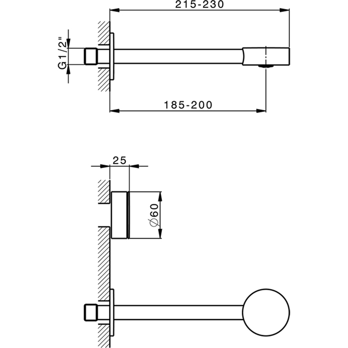 Смеситель для раковины Cisal Slim SM013510 ФОТО