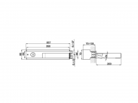 Смеситель для раковины Cisal Wave WA002511 схема 2