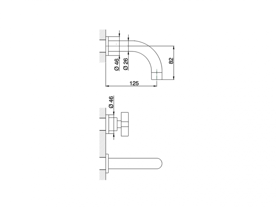 Смеситель для раковины Cisal Barcelona BA013510/BA013511/BA013512/BA013513 (длина излива 125-300 мм) ФОТО