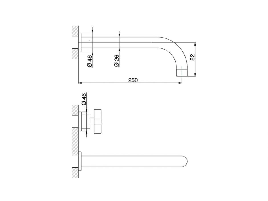 Смеситель для раковины Cisal Barcelona BA013510/BA013511/BA013512/BA013513 (длина излива 125-300 мм) ФОТО