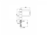 Смеситель для кухни Cisal Kitchen LC000530 схема 2