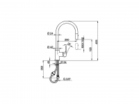 Смеситель для кухни Cisal Kitchen A3000575 схема 2