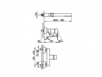 Смеситель для душа Cisal Tender C2000443/C2000453 схема 4