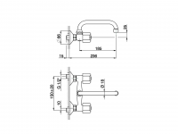 Смеситель для кухни Cisal Tr TR000410 схема 2