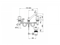 Смеситель для раковины Cisal Tr TR000800/TR001011 схема 4