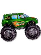 Шар  фигура(38/97 см), Машина big wheel, Зеленый