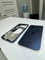 Apple iPhone корпус 15 Pro Max сборе со шлейфами, стеклом камеры оригинал с разбора (снятый) мелкие потертости синий