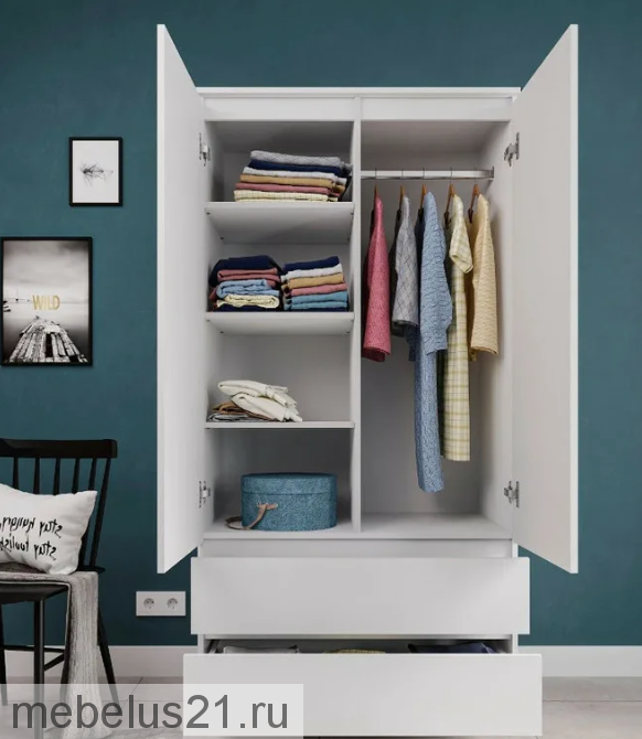 Шкаф Норд 900 Белый