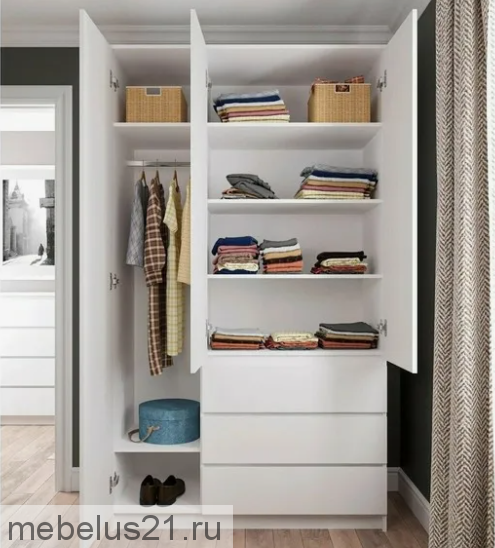 Шкаф Норд 1200 мм  Белый