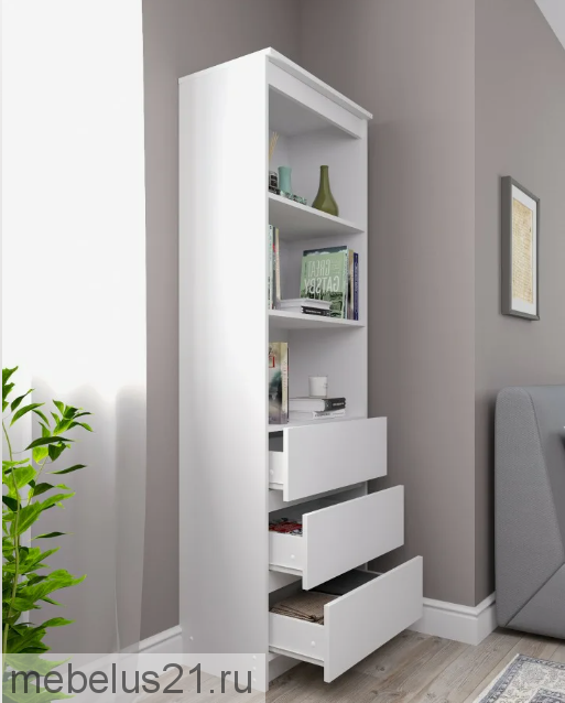 Стеллаж Норд 600 Белый