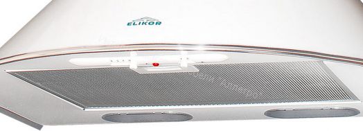 Вытяжка ELIKOR Эпсилон 50П-430-П3Л (КВ II М-430-50-58) белый серебряный кант