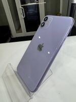 Apple iPhone корпус 11 в сборе со шлейфами, стеклом камеры оригинал с разбора снятый) на рамке царапины  фиолетовый