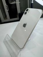 Apple iPhone корпус 11 сборе со шлейфами, стеклом камеры оригинал с разбора (снятый) мелкие потертости белый