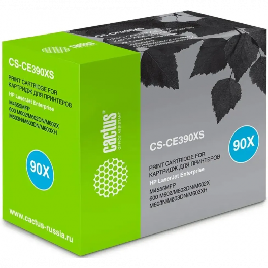 Картридж Cactus CS-CE390XS Black