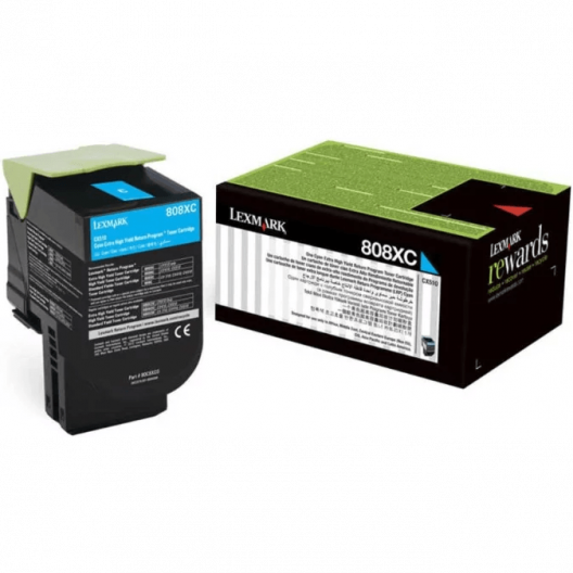 Картридж Lexmark 80C8XC0 Cyan