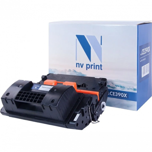 Картридж NV Print CE390X Black