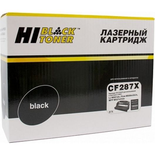 Картридж Hi-Black CF287X Black