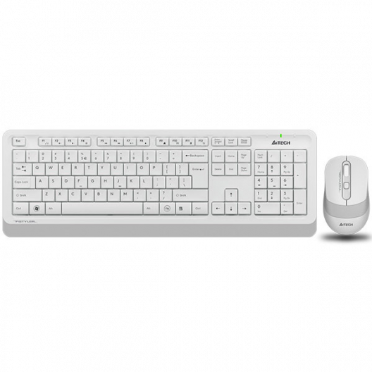 Клавиатура + мышь A4Tech Fstyler FG1010S White/Grey