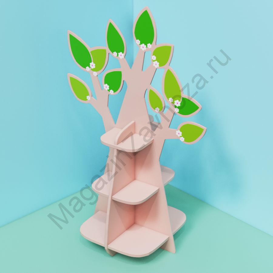 Стеллаж модель 16 - 5 двусторонний