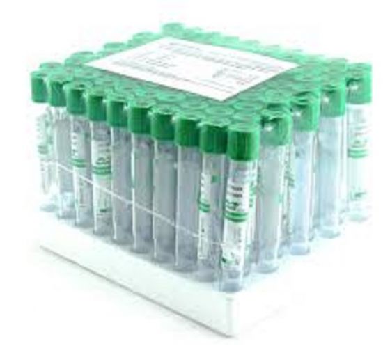 Пробирки вакуумные пластиковые для подсчета клеток крови и исследования параметров плазм, с литий гепарином, 4 мл 13х75