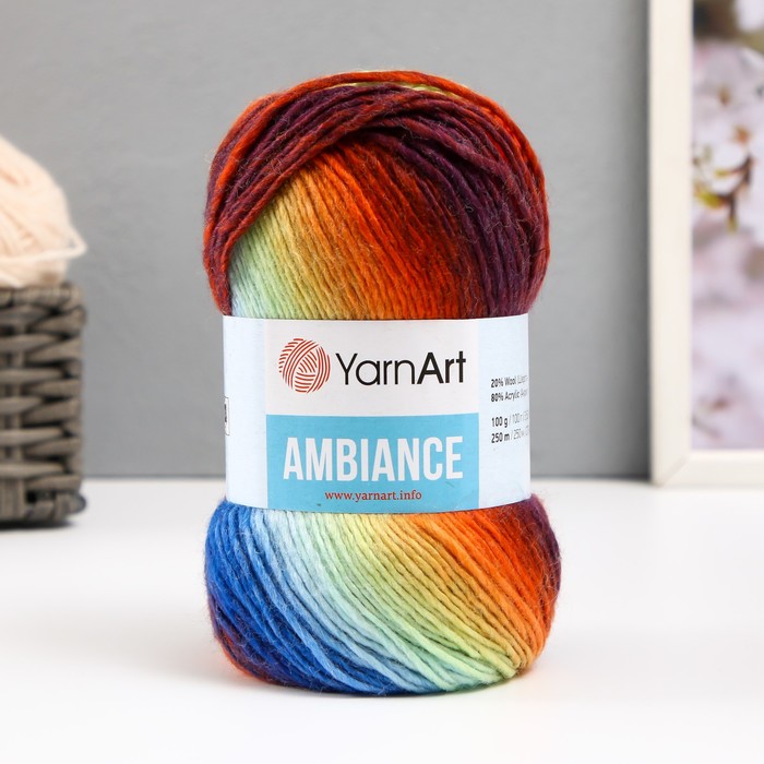 Пряжа для вязания спицами, крючком YarnArt, Ambiance, 80% акрил, 20% шерсть, 250 м/100 г, (157)