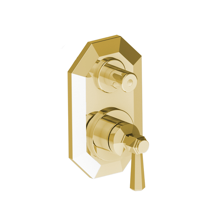 Изображение Встраиваемый смеситель Stella Eccelsa для ванны/душа 3254MC P.V. с авт.переключателем цвет: золото 24К