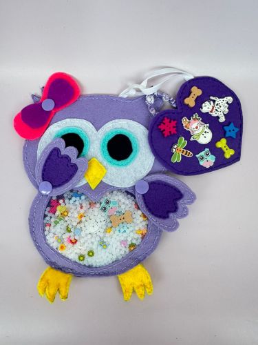 Искалочка "Совушка" для автоматизации звука [С]. Ручная работа.