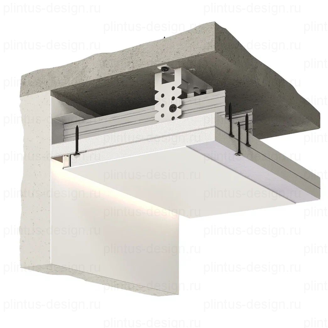 Decaro D002 универсальный теневой профиль Под покраску