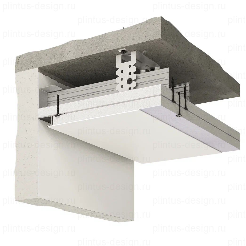 Decaro D003A универсальный теневой профиль Чёрный