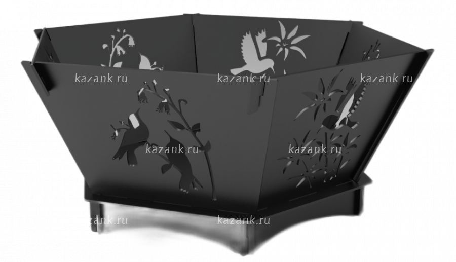 Костровая чаша "Колибри" ,3мм