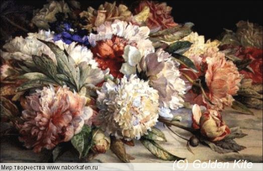 Набор для вышивания "1707 Peonies"
