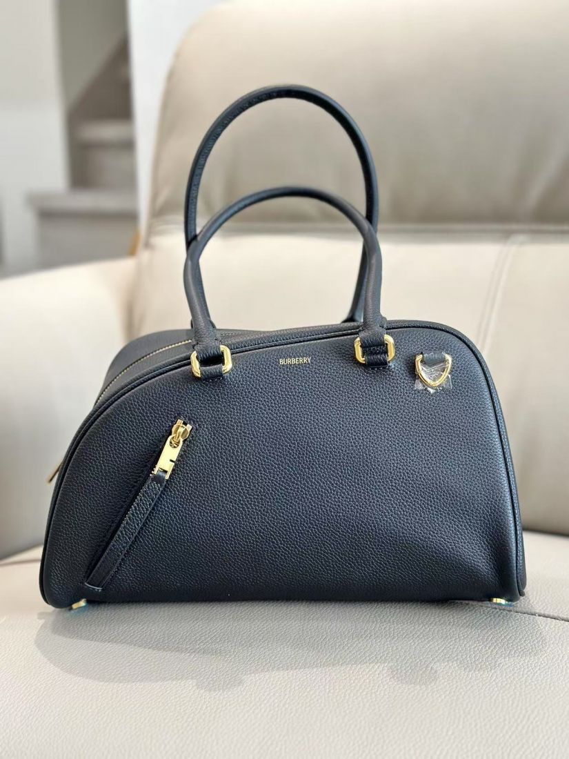 BURBERRY SMALL SHIELD TWIN BOWLING BAG