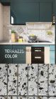 Terrazzo Color. Плитка Мозаика керамогранит, палки , чип 33*145, размер 280*295*6 мм