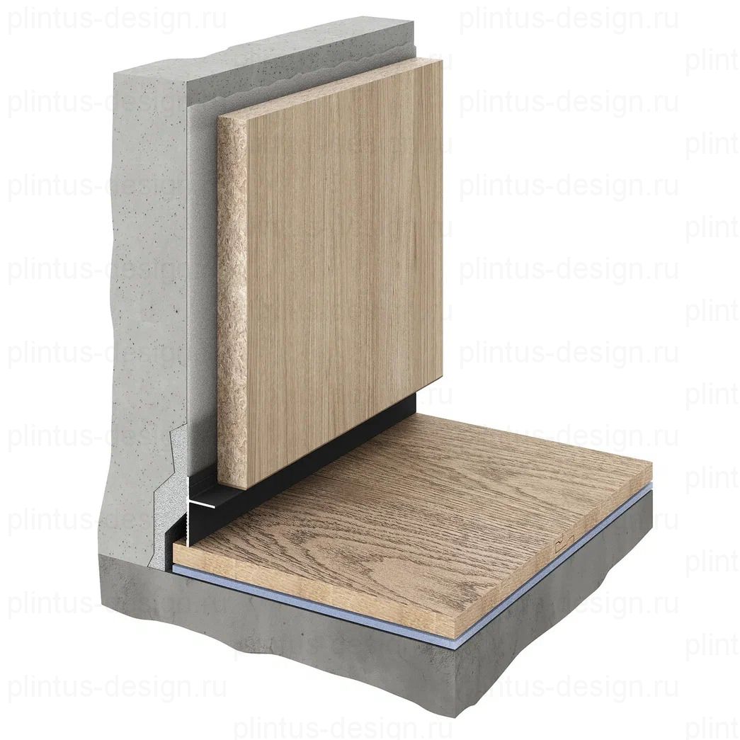 Decaro D004A универсальный теневой профиль Чёрный