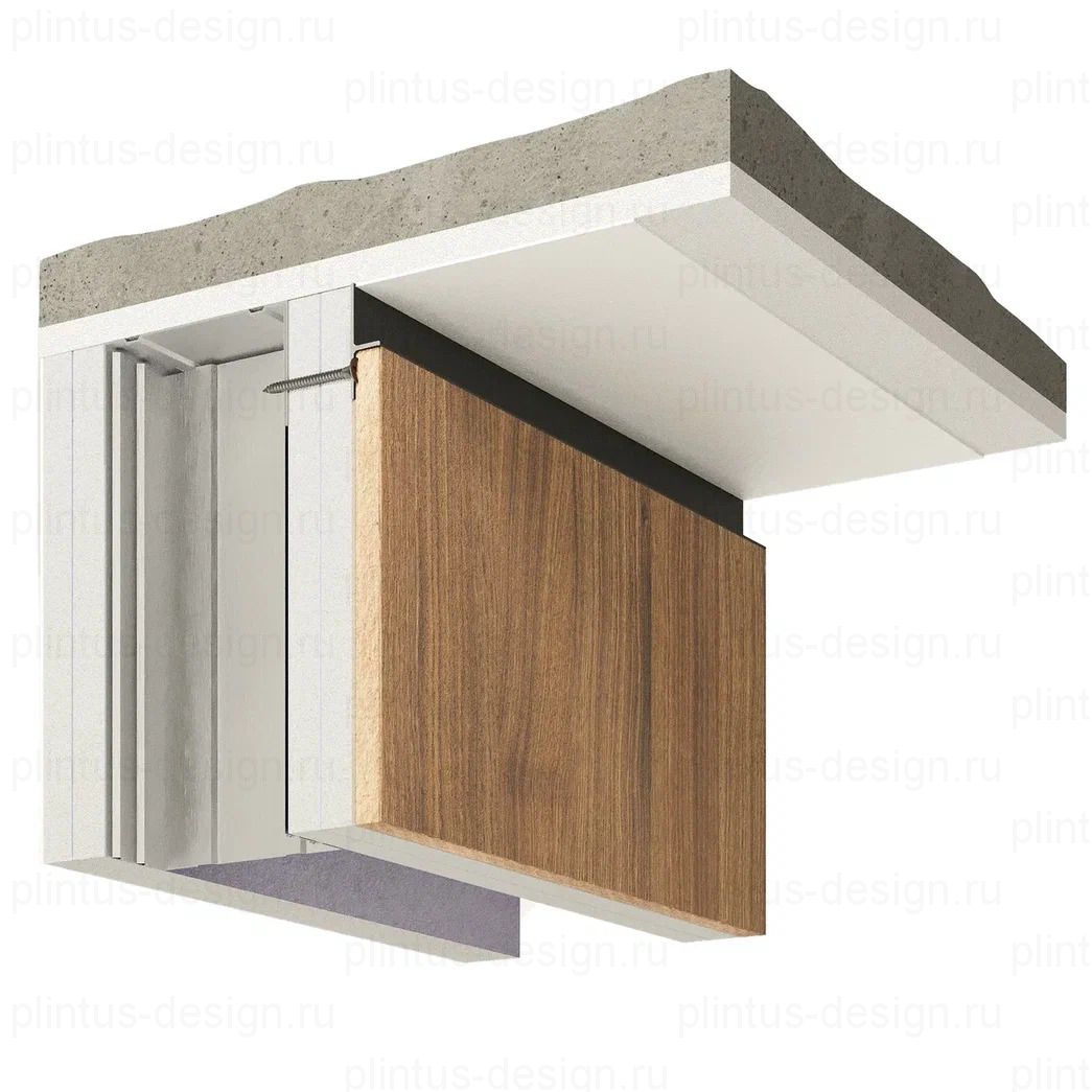 Decaro D004A универсальный теневой профиль Чёрный