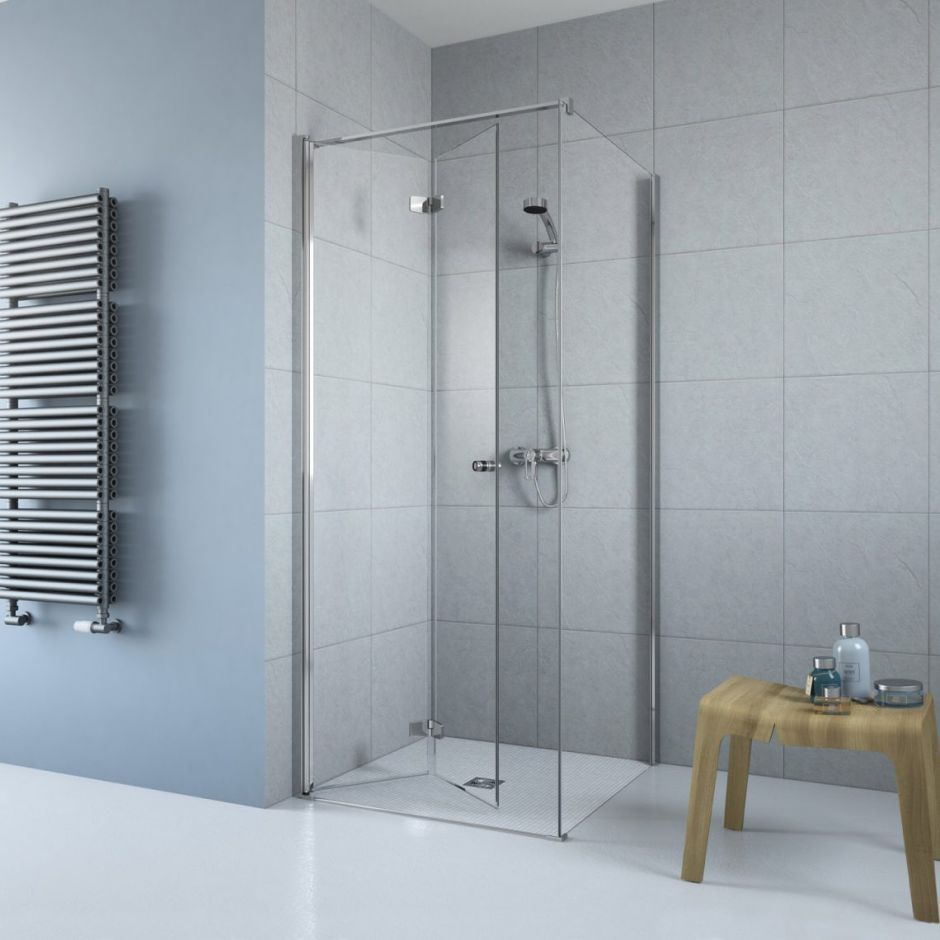 Изображение Угловое душевое ограждение Radaway Fuenta New KDJ B со складной дверью 100х120 см