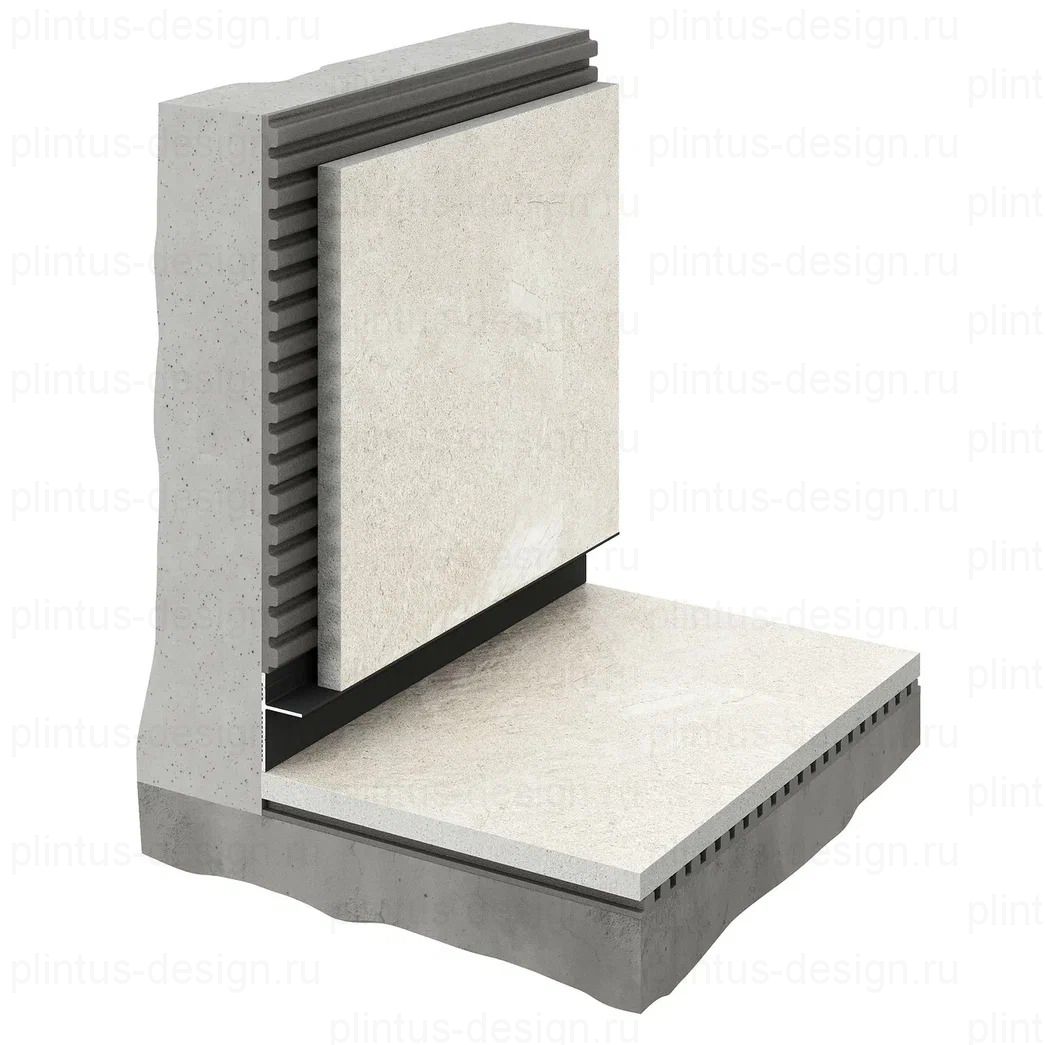 Decaro D004.1A универсальный теневой профиль Чёрный