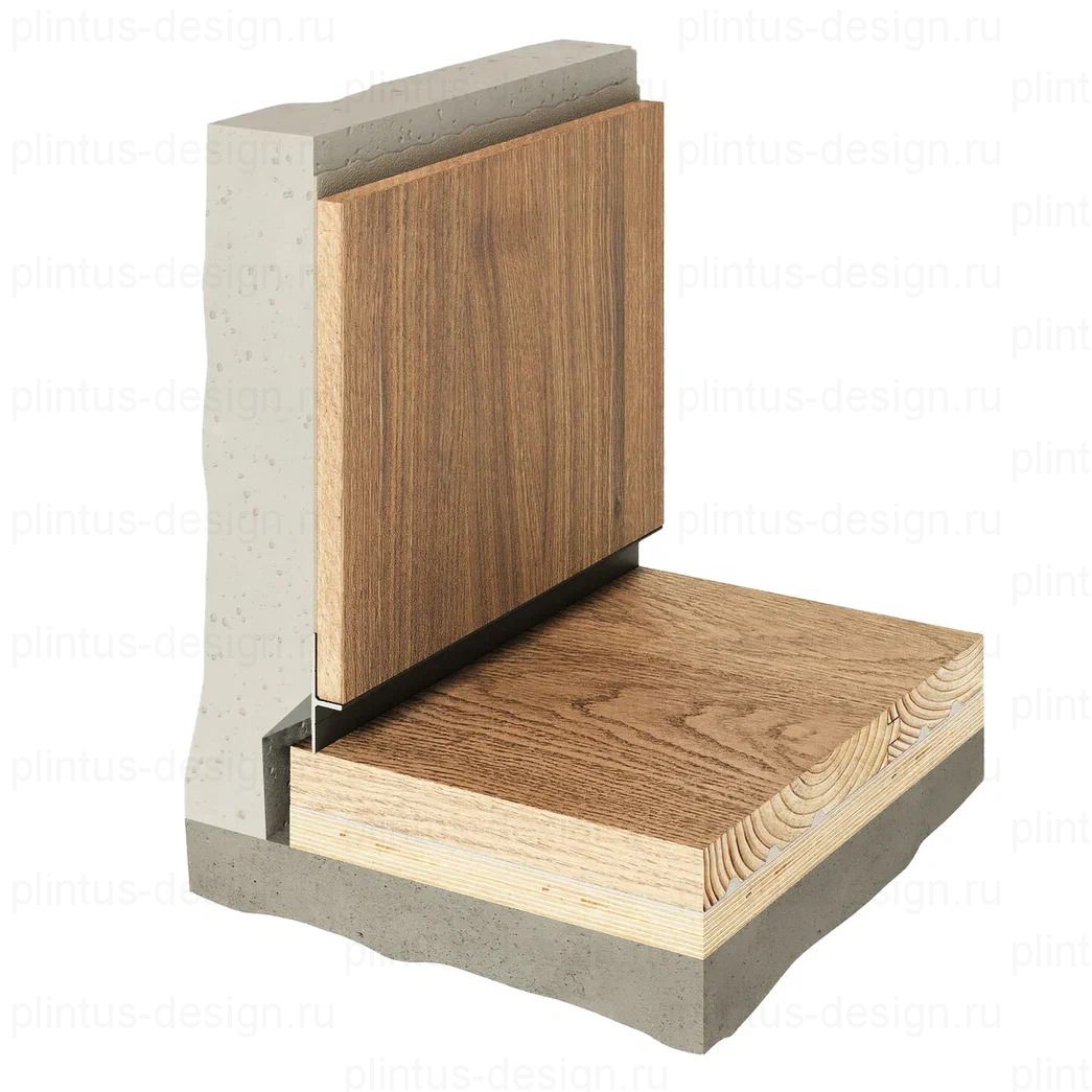 Decaro D004.1A универсальный теневой профиль Чёрный