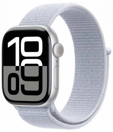 Часы Apple watch S10 42 Silver Blue Cloud SL MWWD3