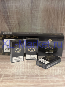 Morion crystal gold compact