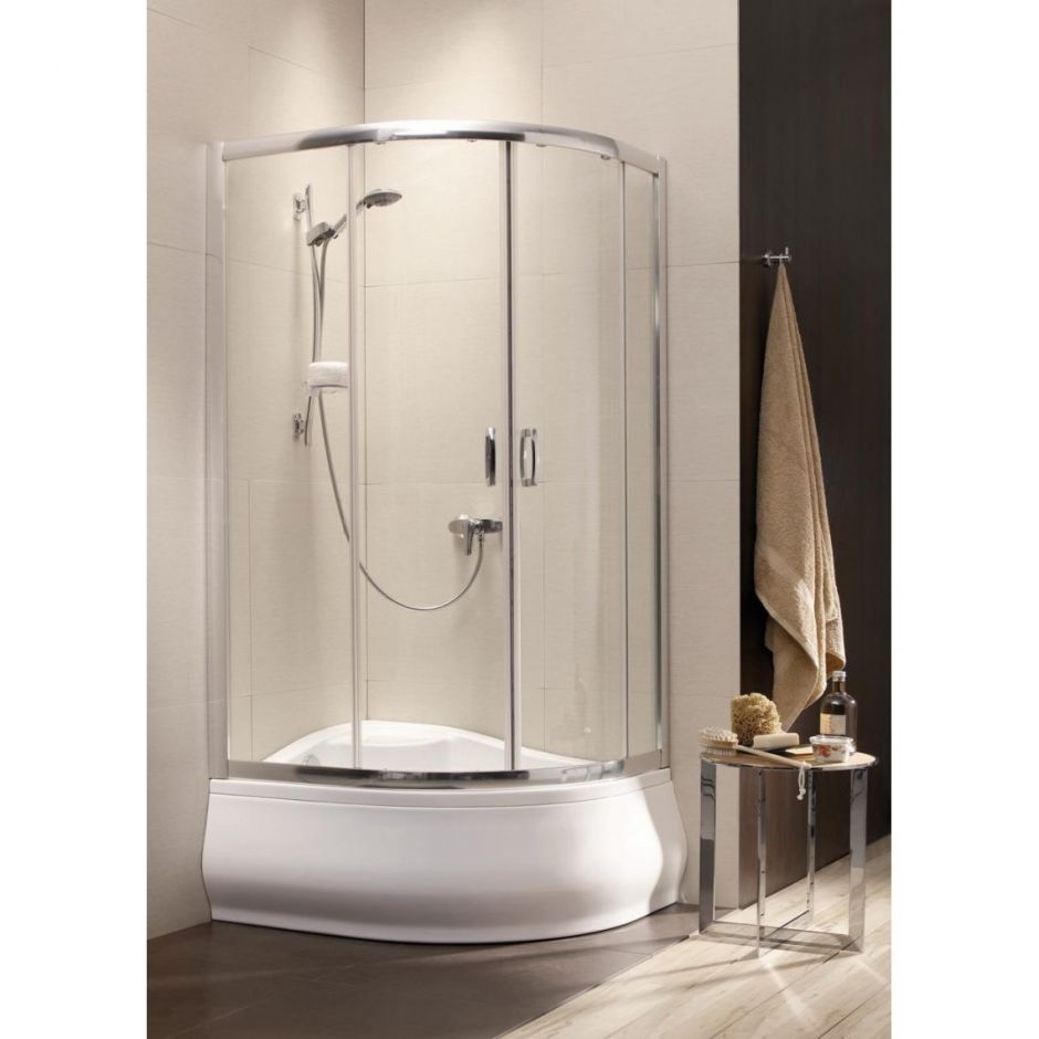 Изображение Душевое ограждение Radaway Premium Plus E 1700 на поддоне хром 100х80 см